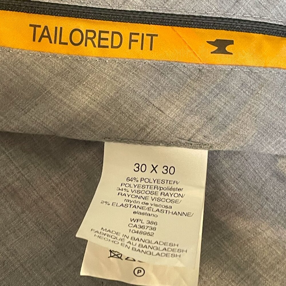 Haggar Tailored Fit Navy Slacks - 30 x 30